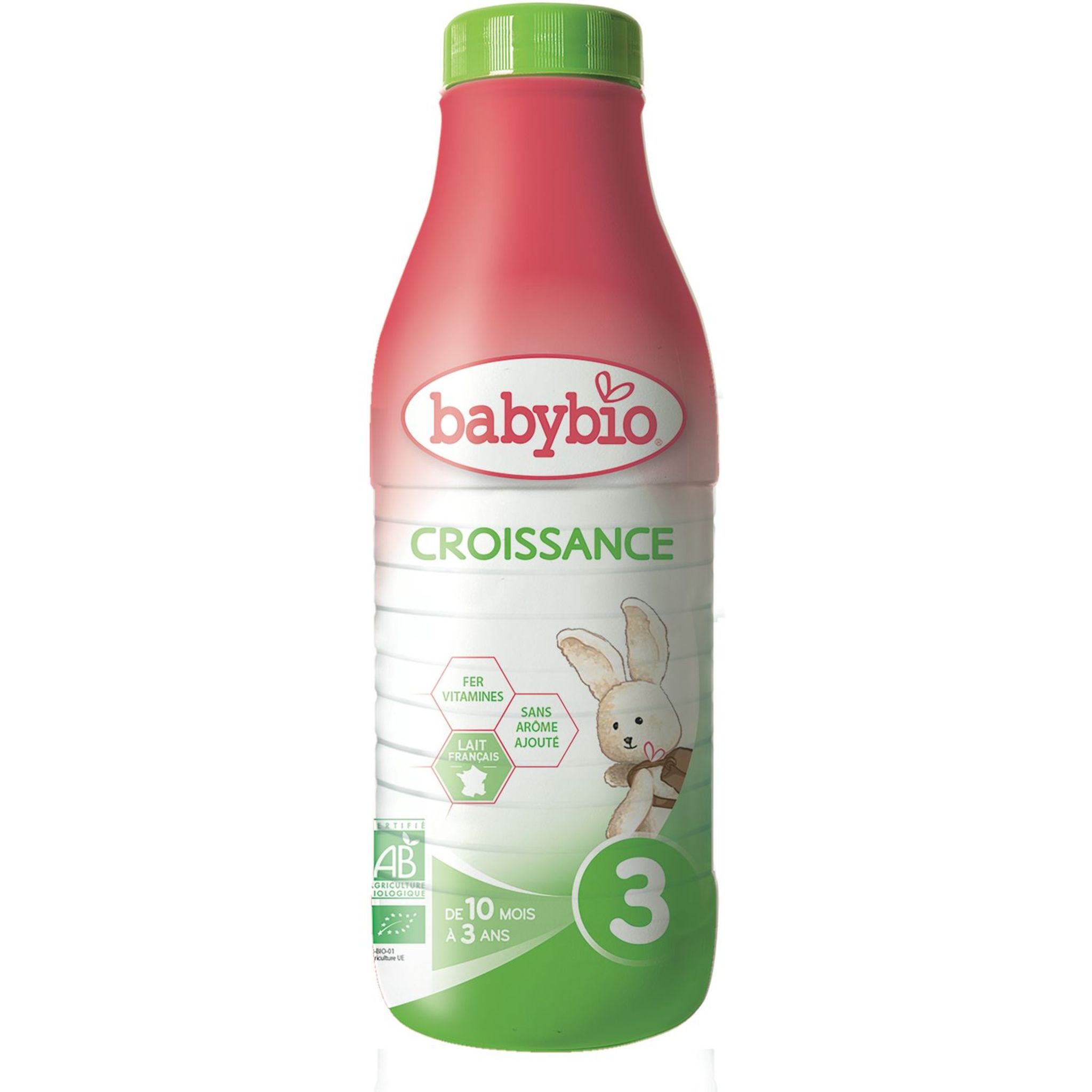 AUCHAN BABY BIO Lait de suite 2ème âge liquide bio dès 10 mois 6x1l pas  cher 