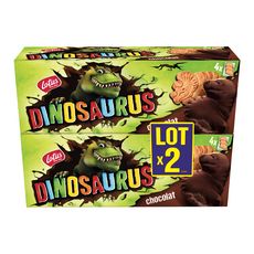 Lotus Dinosaurus Biscuits Nappes Chocolat Noir Sachets Fraicheur 2x 4x3 Biscuits 450g Pas Cher A Prix Auchan