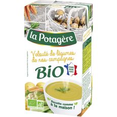 LA POTAGERE Velouté bio légumes de nos campagnes, légumes origine France 4 personnes 1l