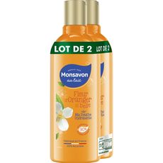 MONSAVON Monsavon Gel douche fleur d'oranger 2x300ml 2x300ml