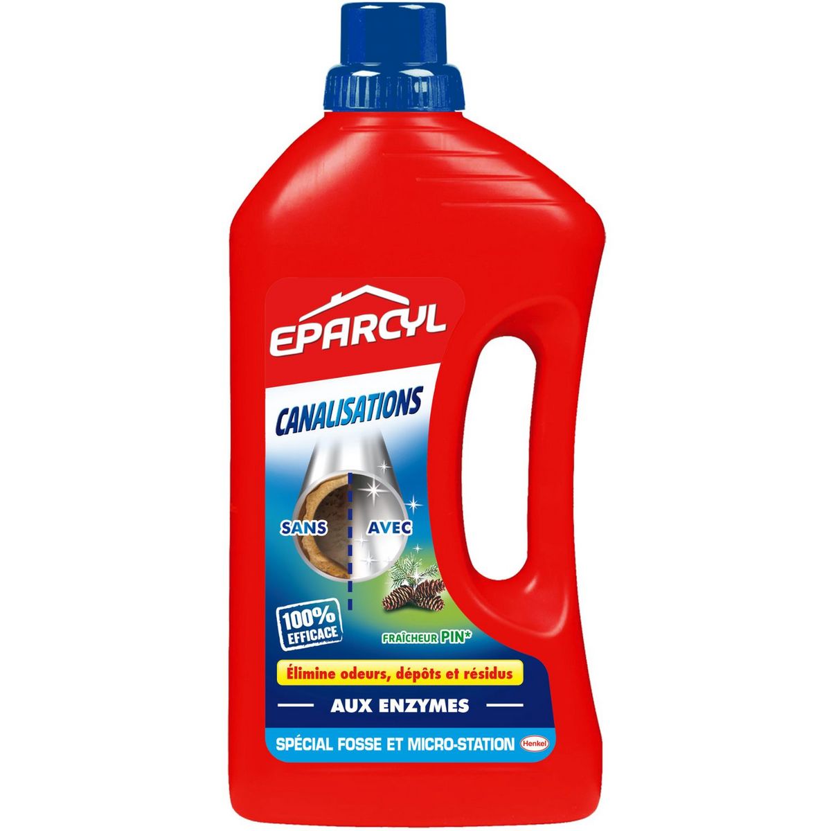 EPARCYL Eparcyl entretien fosse septique canalisation en flacon 1l pas cher  