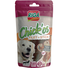 RIGA Riga chick os filet de poulet pour chien + stick x4