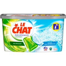 Le Chat Duo Efficacite Lessive Capsules 28 Lavages Pas Cher A Prix Auchan