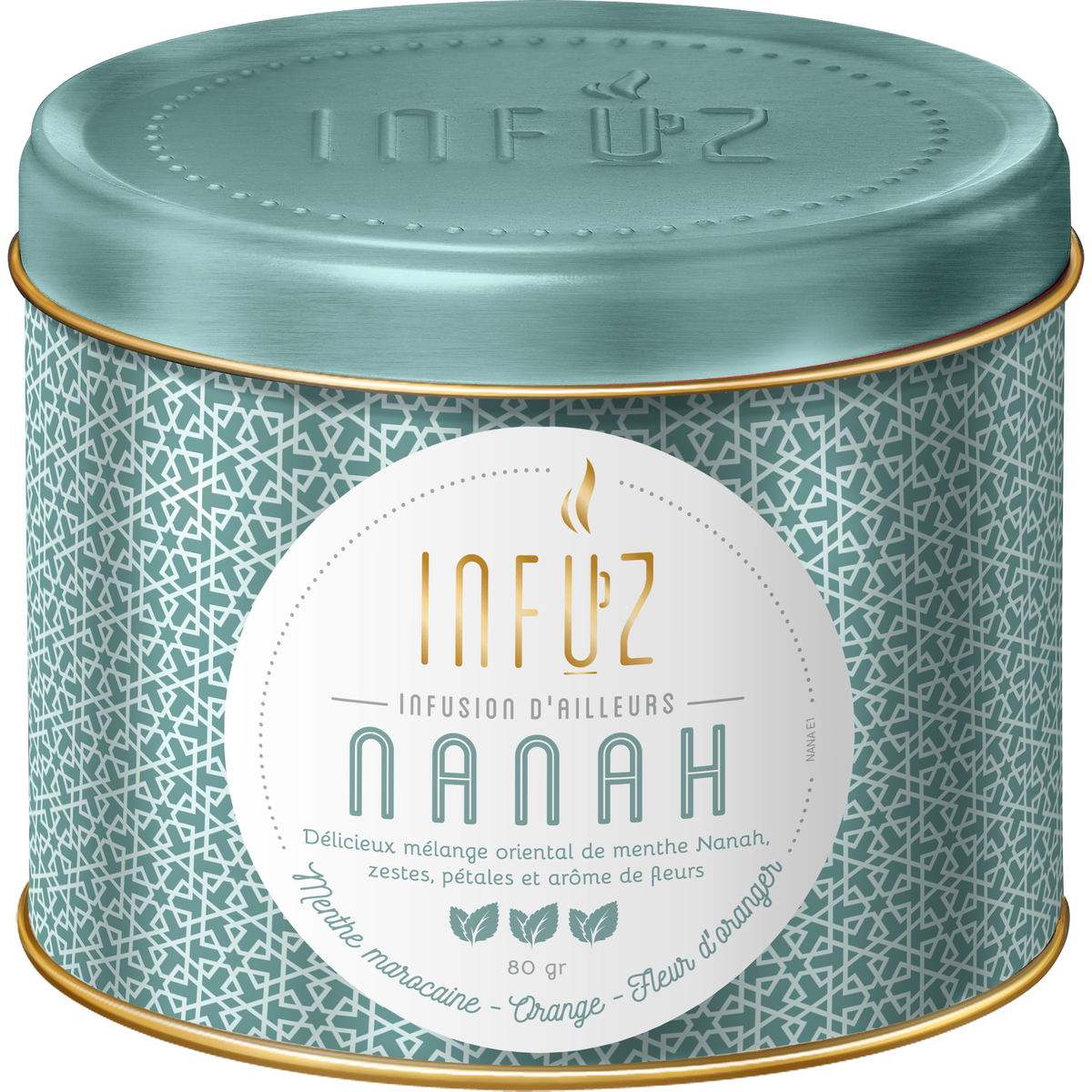 INFUZ Infuz Infusion nanah, menthe orange fleur d'oranger en vrac 100g 100g  pas cher 