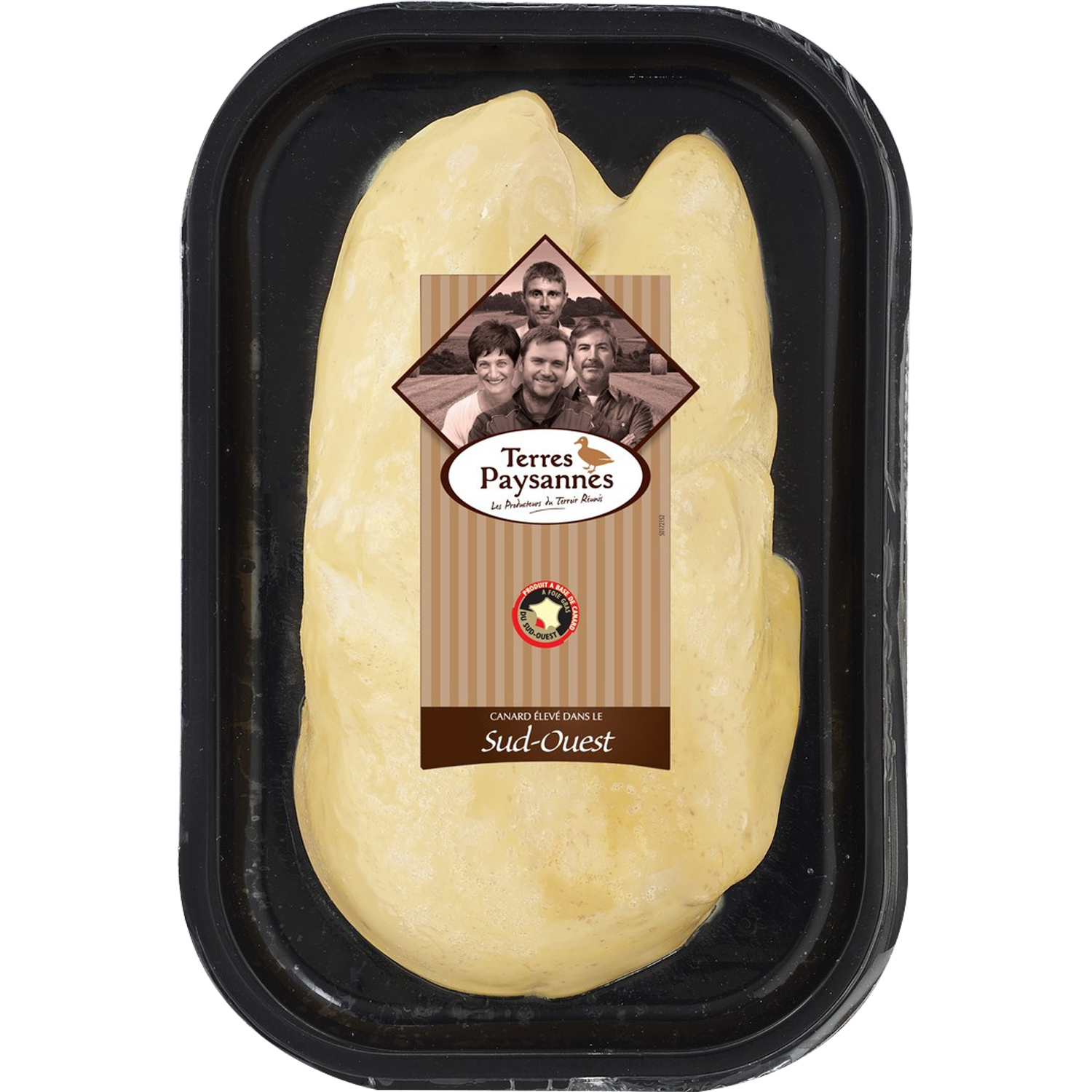 Lobe de foie gras de canard cru déveiné (code : 47) – Francine