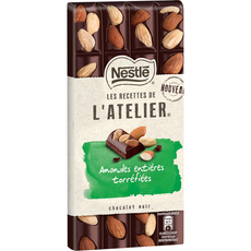 Nestle Chocolat Noir De Degustation Aux Amandes 195g Pas Cher A