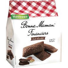 Bonne Maman Bonne Maman Financiers Tout Chocolat Sachetss Individuels 10 Gateaux 250g 10 Gateaux 250g Pas Cher A Prix Auchan