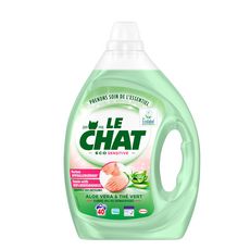 Le Chat Lessive Liquide Eco Sensitive Aloe Vera Et The Vert 40 Lavages 2l Pas Cher A Prix Auchan