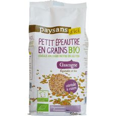 PAYSANS D'ICI Petit épeautre en grains bio 500g
