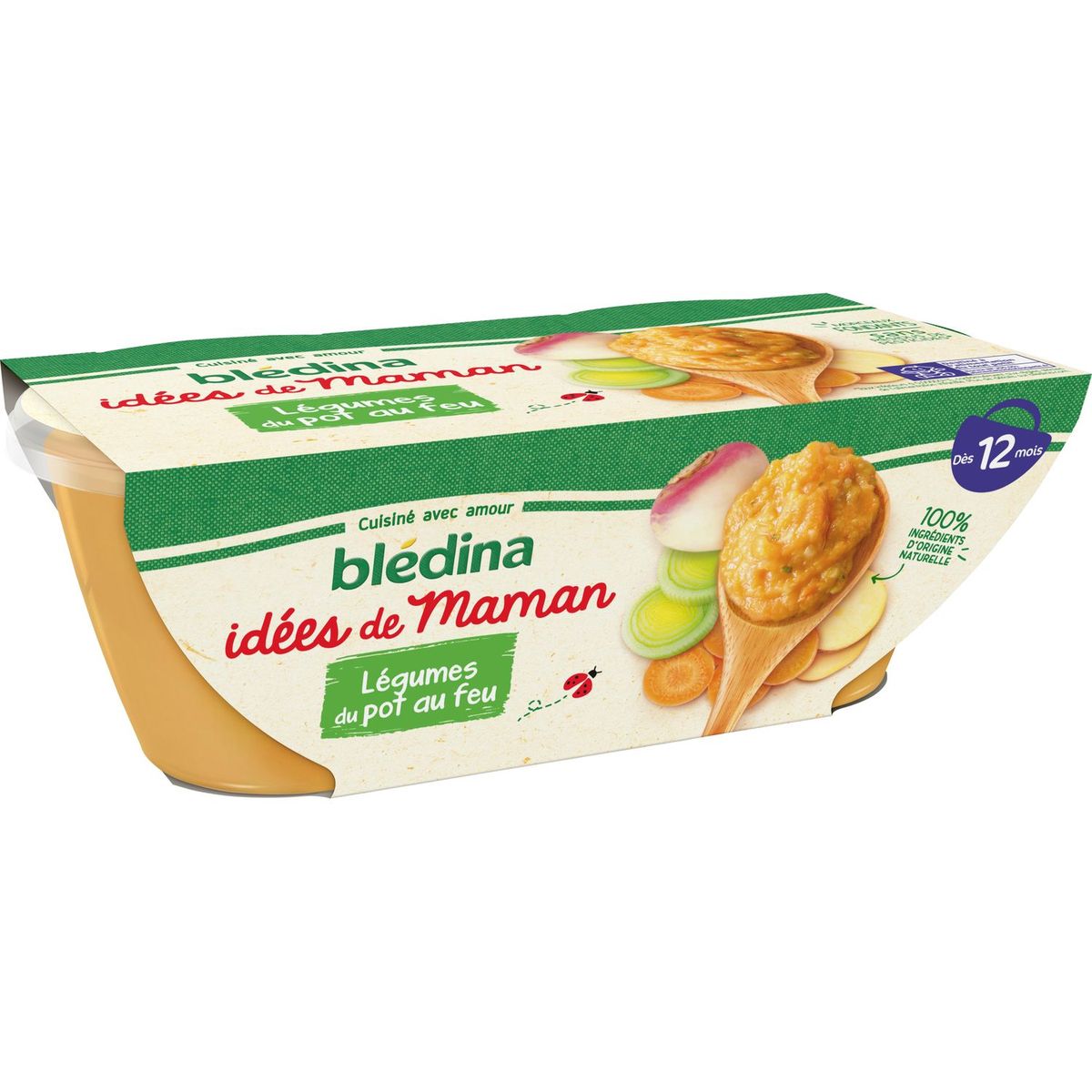 BLEDINA Blédina idées de maman légumes pot au feu 2x200g dès 12 mois pas  cher 