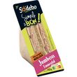 SODEBO Sandwich pain complet jambon emmental 145g