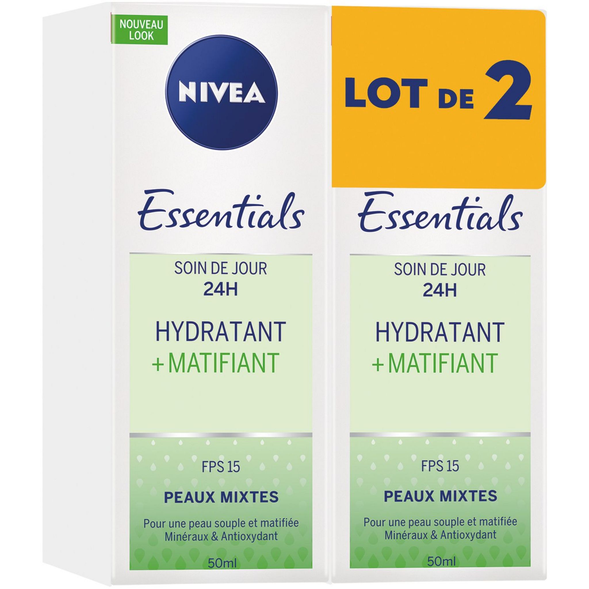 NIVEA Essentials soin de jour hydratant matifiant peaux mixtes