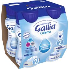 Gallia Gallia Calisma 2 Lait 2eme Age Liquide De 6 A 12 Mois 4xcl 4xcl Pas Cher A Prix Auchan