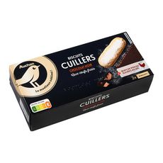 Auchan Gourmet Biscuits Cuillers Au Chocolat Noir Fabrique En France Sachets Fraicheur 2x5 Biscuits 100g Pas Cher A Prix Auchan