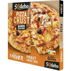 SODEBO Sodebo Pizza crust frmet au poulet sauce barbecue 600g 600g
