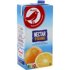 Auchan Nectar D Orange A Base De Concentre Brique 2l Pas Cher A Prix Auchan