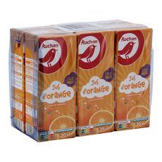 Auchan Jus D Orange A Base De Concentre Briquettes 6xcl Pas Cher A Prix Auchan