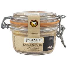 LABEYRIE Foie gras de canard entier du sud-ouest à l'ancienne 3-4 parts 130g