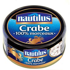 NAUTILUS Nautillus crabe 100% morceaux 105g