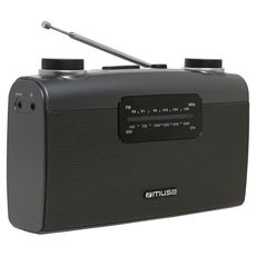 MUSE Radio portable analogique - Gris  - M-058 R