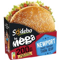 SODEBO Sodebo sandwich mega bun newport 200