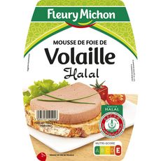 FLEURY MICHON Mousse de foie de volaille halal 180g