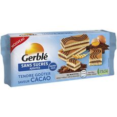 Gerble Tendre Gouter Saveur Cacao Sans Sucres Ajoutes 250g Pas Cher A Prix Auchan