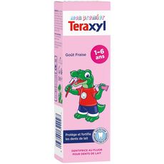 Teraxyl Dentifrice Enfant Pour Dents De Lait De 1 A 6 Ans A La Fraise 75ml Pas Cher A Prix Auchan