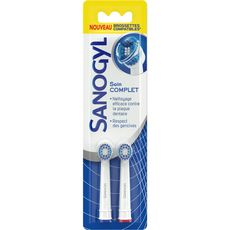 SANOGYL Recharge pour brosse à dents électrique soin complet 2 brossettes