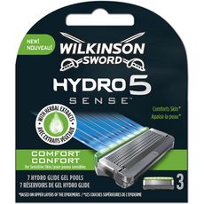 WILKINSON Wilkinson Recharge lames de rasoir Hydro 5 sense peaux sensibles x3 3 recharges