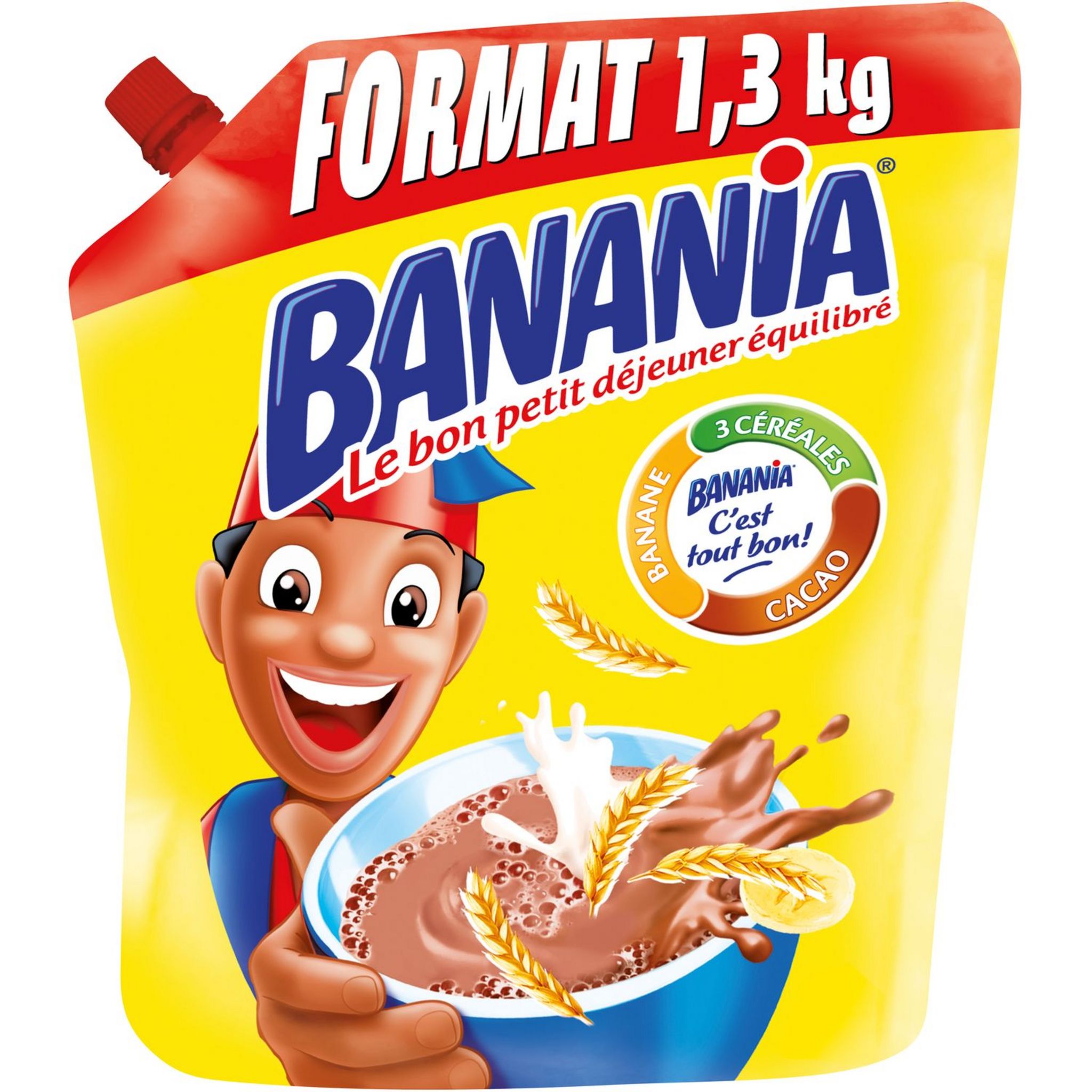 BANANIA Banania 1,1kg pas cher 