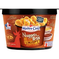 MAITRE COQ Maître Coq Nuggets box poulet crispy 585g 5 à 6 personnes 585g