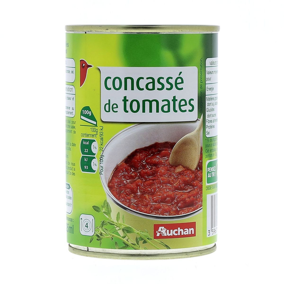 AUCHAN Auchan Concassé de tomates 400g 400g