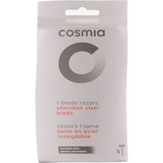 COSMIA Rasoirs jetables pour peaux normales 5 rasoirs