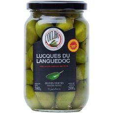 L'OULIBO Olives vertes Lucques du Languedoc AOP 200g