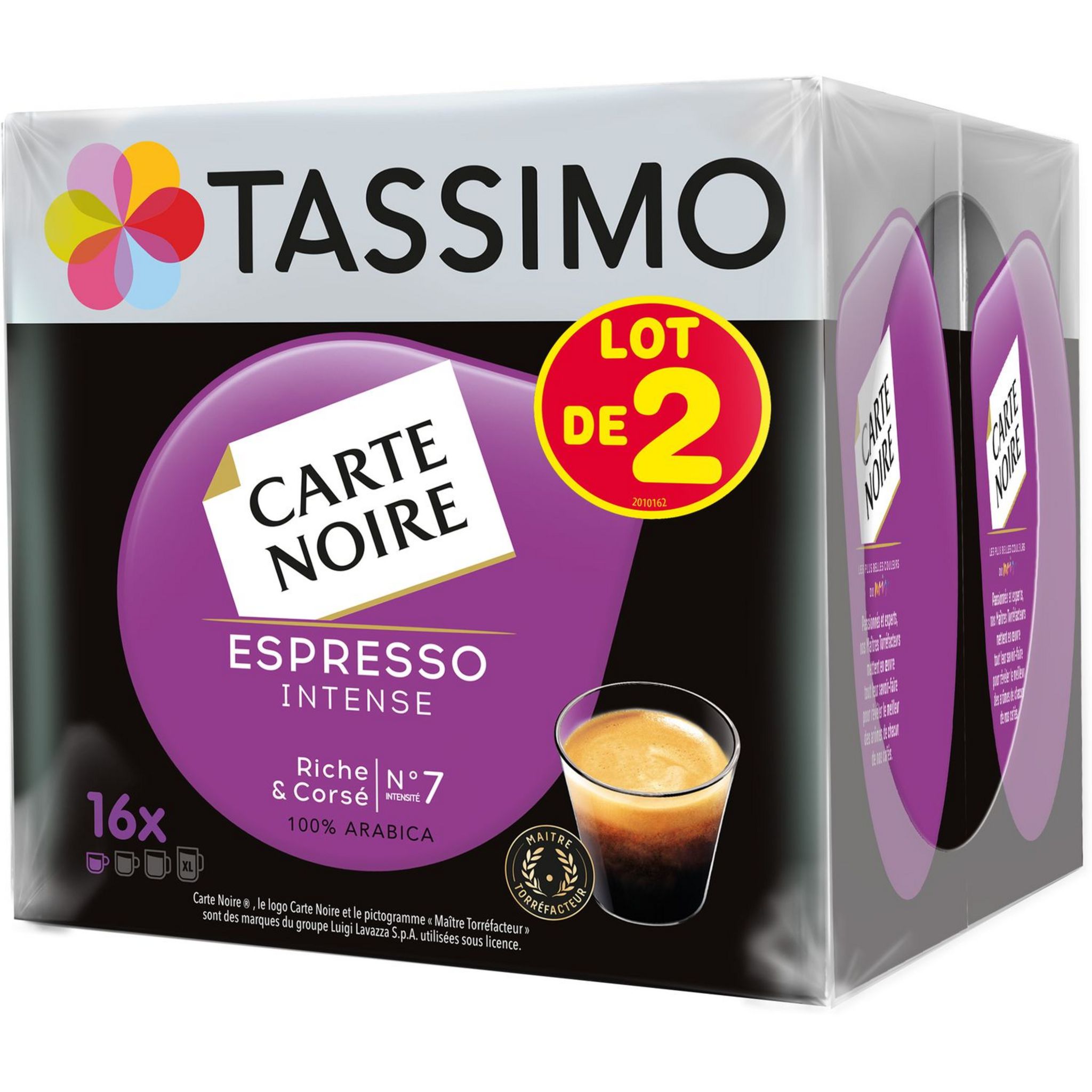 TASSIMO Café espresso intense Carte Noire en dosette 32 dosettes 237g pas  cher 