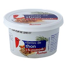 AUCHAN Auchan Rilletes de thon à la provençale 125g 125g