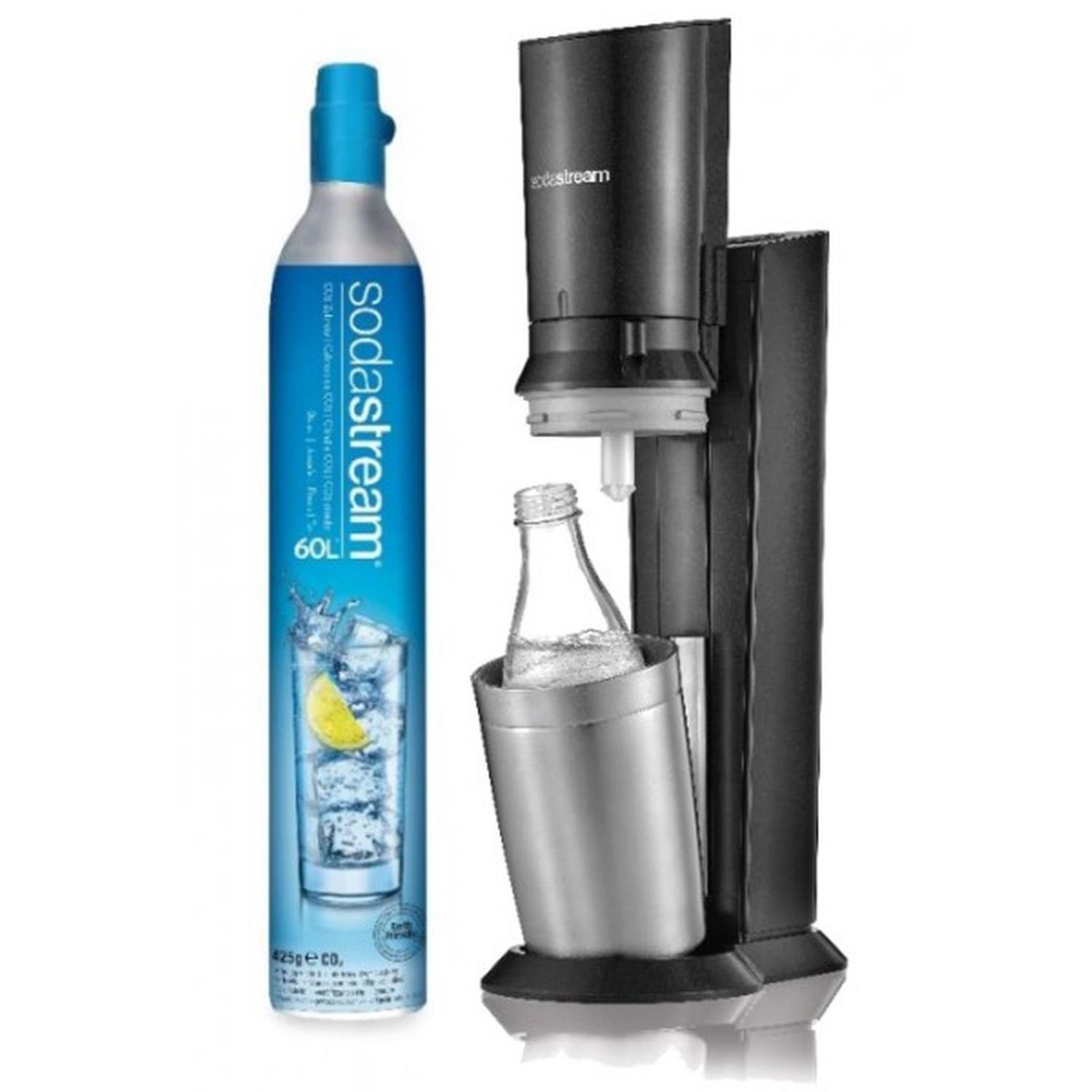 Sodastream Crystal 2.0 Machine à gazéifier avec 3 bouteilles en