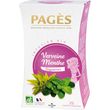 PAGES Infusion bio verveine menthe digestion 20 sachets 30g
