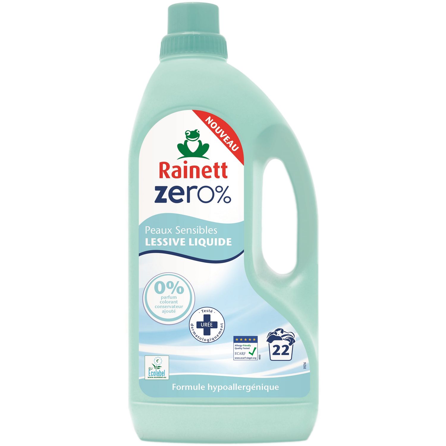 Livraison à domicile Rainett Lessive liquide Zero% éco-recharge, 1,7L