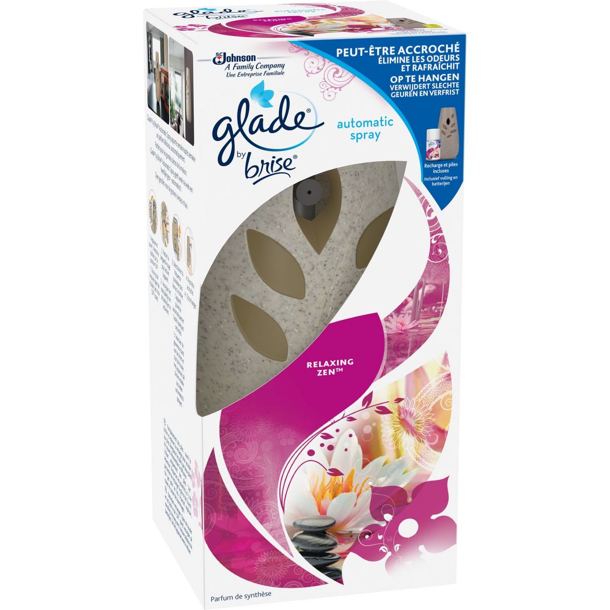 GLADE Glade diffuseur automatique spray relaxing zen + recharge