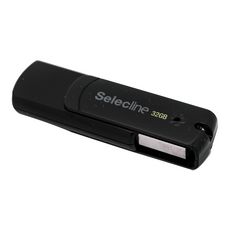 SELECLINE Clé usb noire flash drive 2.0 32go