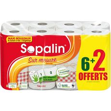 Sopalin Sopalin Essuie Tout Sur Mesure Decore Rouleau X6 2offerts Pas Cher A Prix Auchan