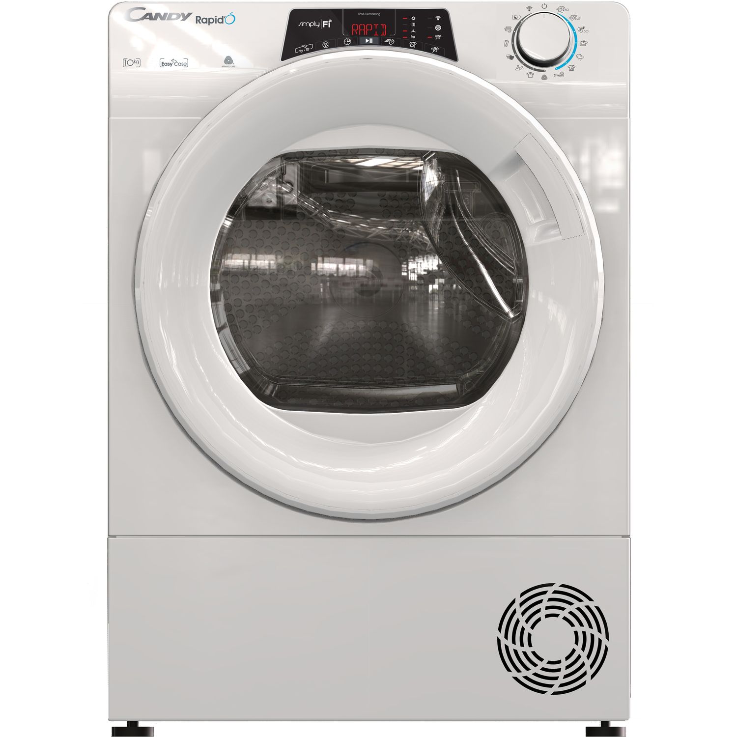 CANDY Sèche linge hublot CSO C10DRGR-S, 10 kg, Condensation, B pas cher 