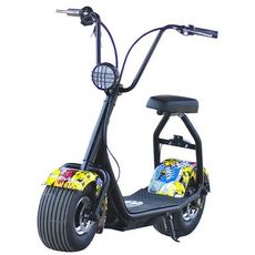 MOOVWAY Scootbike électrique avec selle Coco Graffiti
