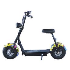 MOOVWAY Scootbike électrique avec selle Coco Graffiti