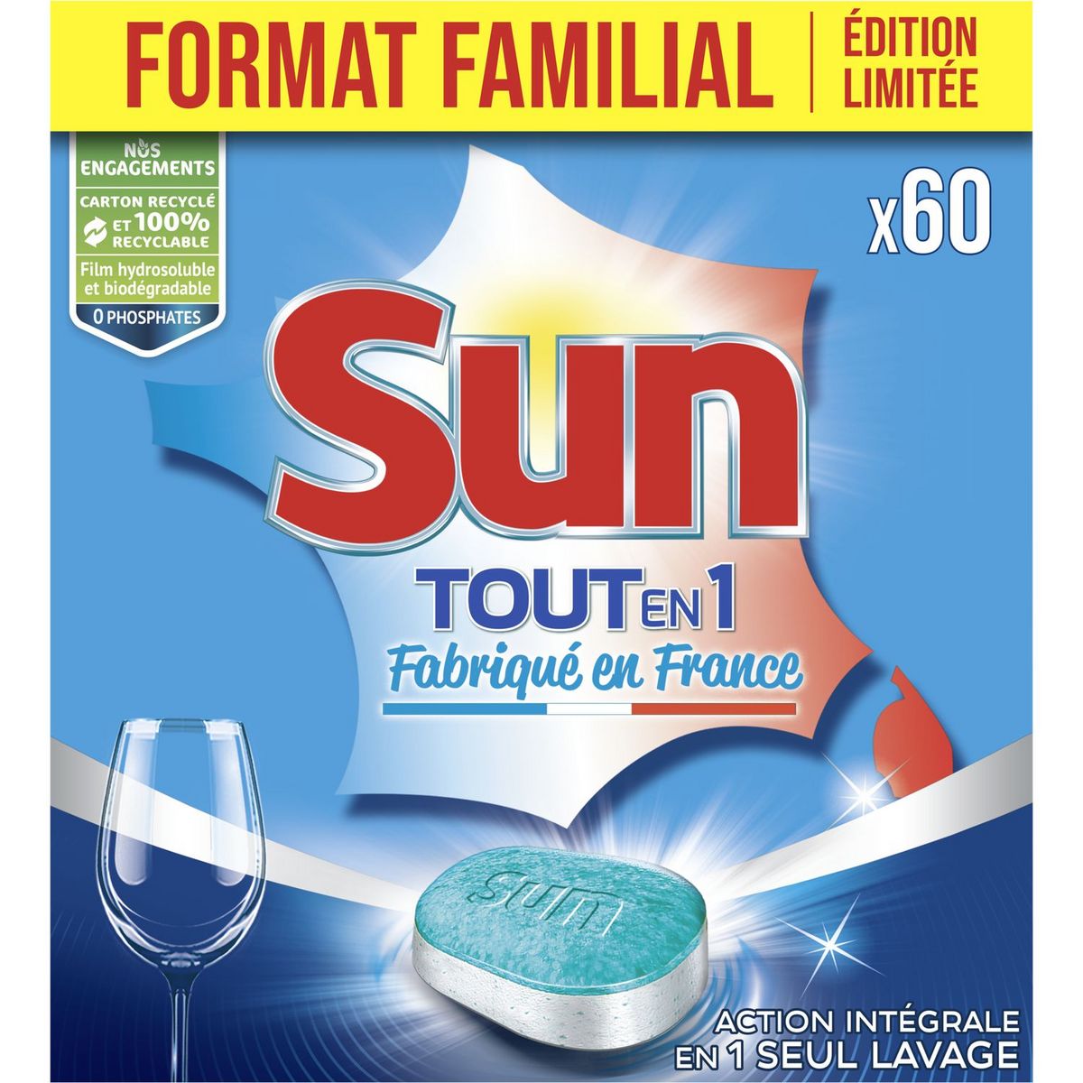 Tablettes Lave vaisselle Sun Tablettes Lave-Vaisselle Tout En 1