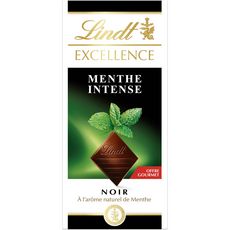 LINDT Lindt Excellence tablette chocolat noir dégustation menthe intense 100g 1 pièce 100g