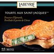 LABEYRIE Tourte aux Saint-Jacques épinard persillade et citron 4-6 parts 500g