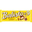 BALISTO Barres chocolatées au lait, miel et amandes 9 barres 230g